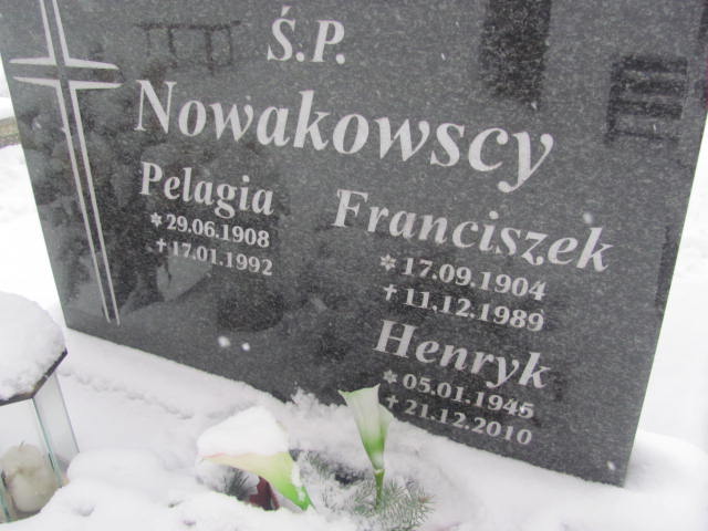 Henryk Nowakowski 1945 Bydgoszcz  NMP z Góry Karmel - Grobonet - Wyszukiwarka osób pochowanych