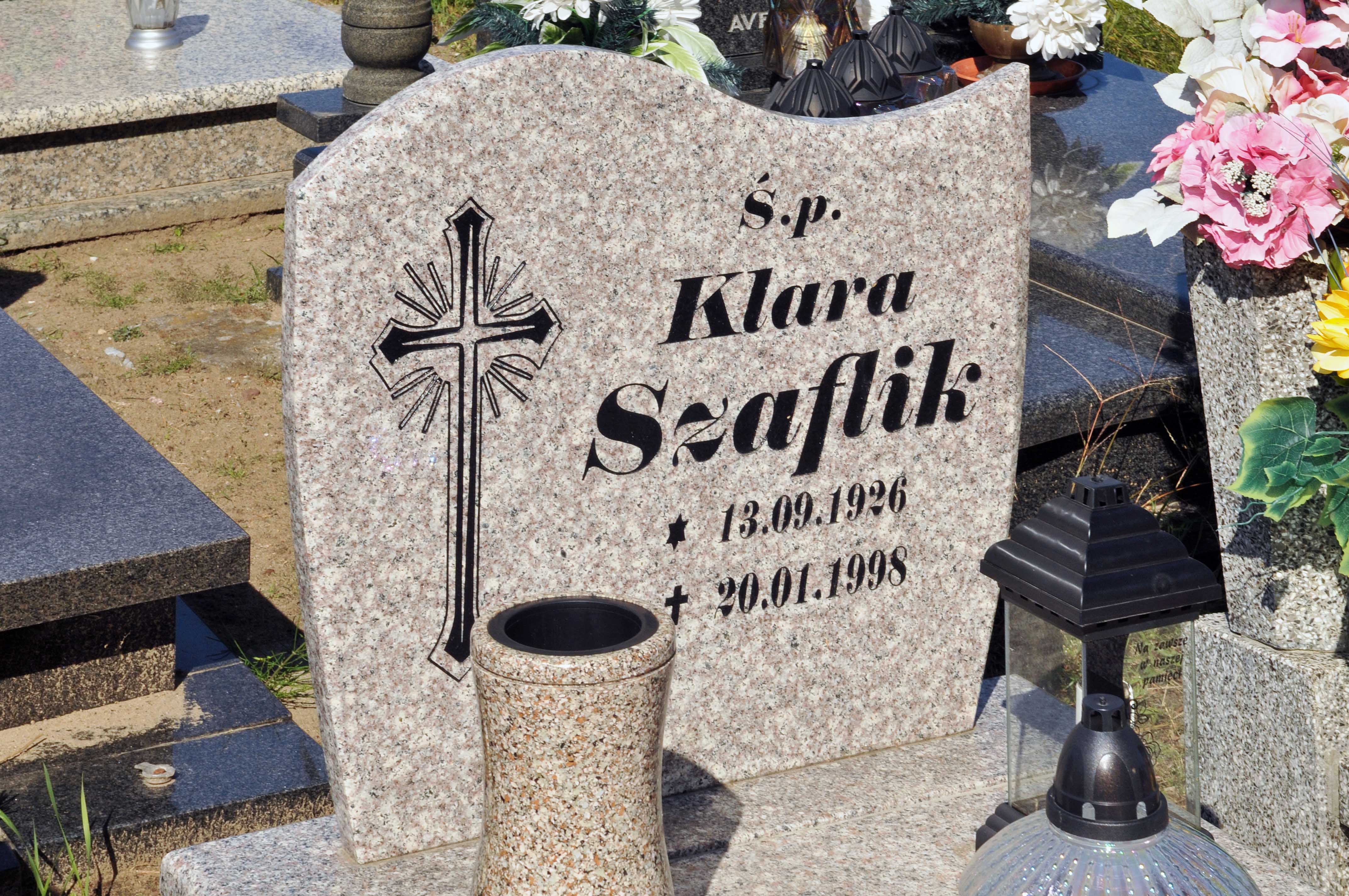 Grób Klara Szaflik