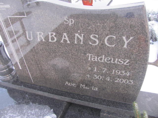 Grób Tadeusz Urbański