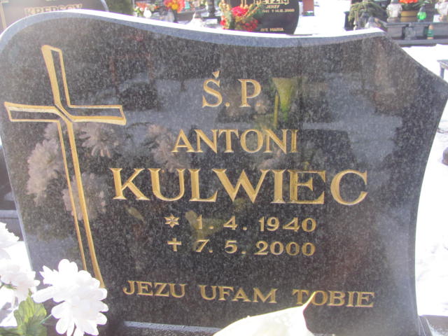 Antoni Kulwiec 1940 Bydgoszcz  NMP z Góry Karmel - Grobonet - Wyszukiwarka osób pochowanych