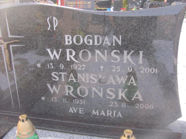 Grób Bogdan Wroński
