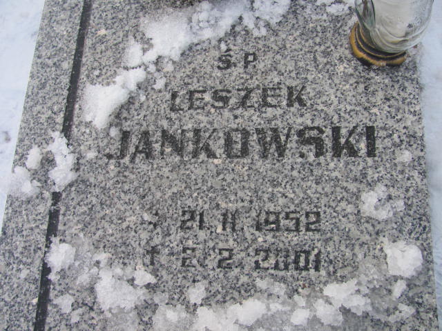 Leszek Jankowski 1952 Bydgoszcz  NMP z Góry Karmel - Grobonet - Wyszukiwarka osób pochowanych