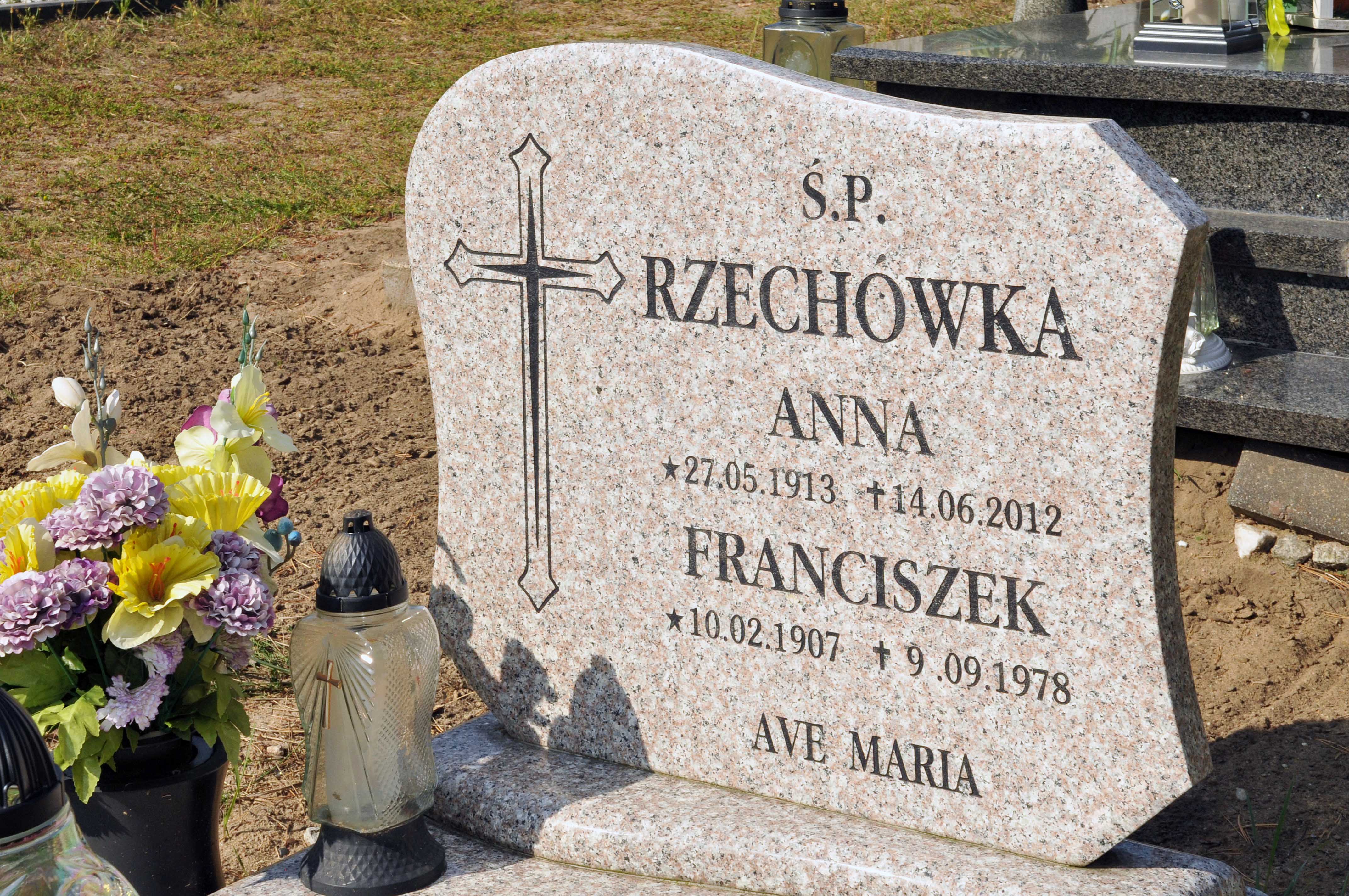 Grób Anna Rzechówka
