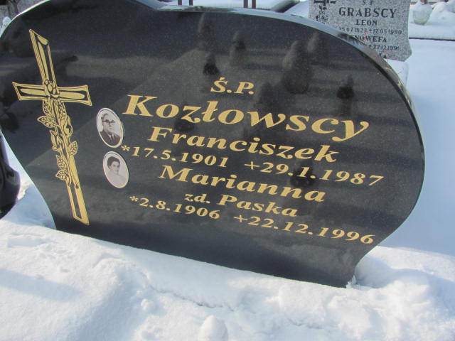 Marianna Kozłowska 1906 Bydgoszcz  NMP z Góry Karmel - Grobonet - Wyszukiwarka osób pochowanych