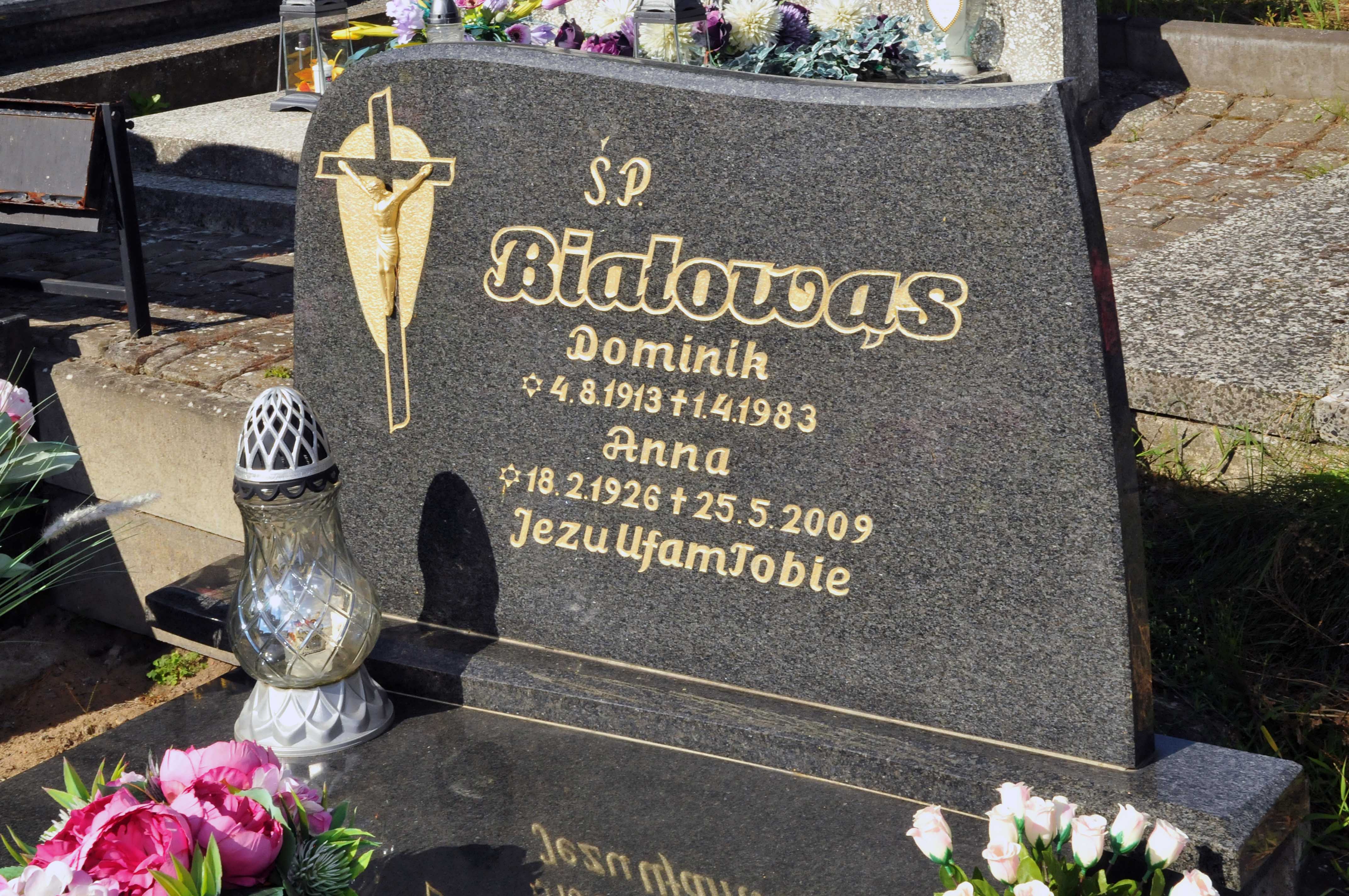 Dominik Białowąs 1913 Bydgoszcz  NMP z Góry Karmel - Grobonet - Wyszukiwarka osób pochowanych