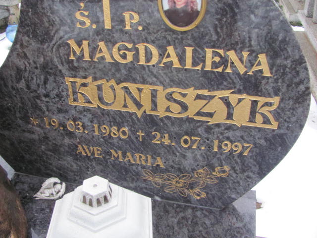 Magdalena Kuniszyk 1980 Bydgoszcz  NMP z Góry Karmel - Grobonet - Wyszukiwarka osób pochowanych