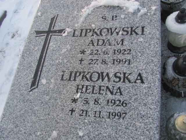 Helena Lipkowska 1926 Bydgoszcz  NMP z Góry Karmel - Grobonet - Wyszukiwarka osób pochowanych